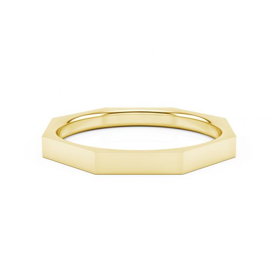 Alliance Femme Originale Or Jaune 18 cts Oriana 1