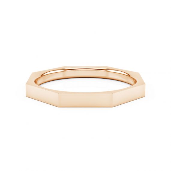 Alliance Femme Originale Or Rose 18 cts Oriana 1
