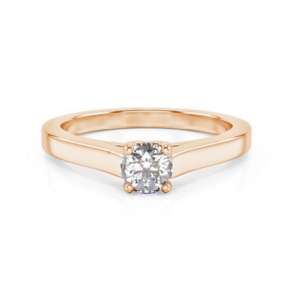 Bague Passion en Or Rose 18 cts, Diamant 1