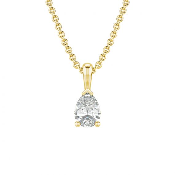 Pendentif Goutte en Or Jaune 18 cts